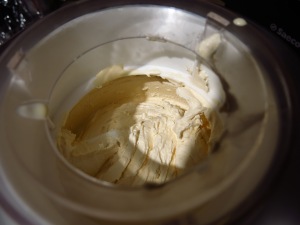 Churning Coconut Ice Cream